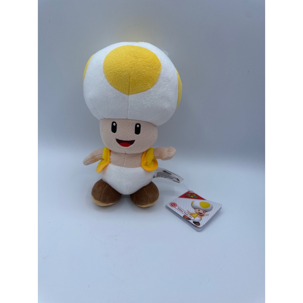 Little Buddy Super Mario Plush Toy Unisex Small Yellow New Toad‎ 32 Collectible